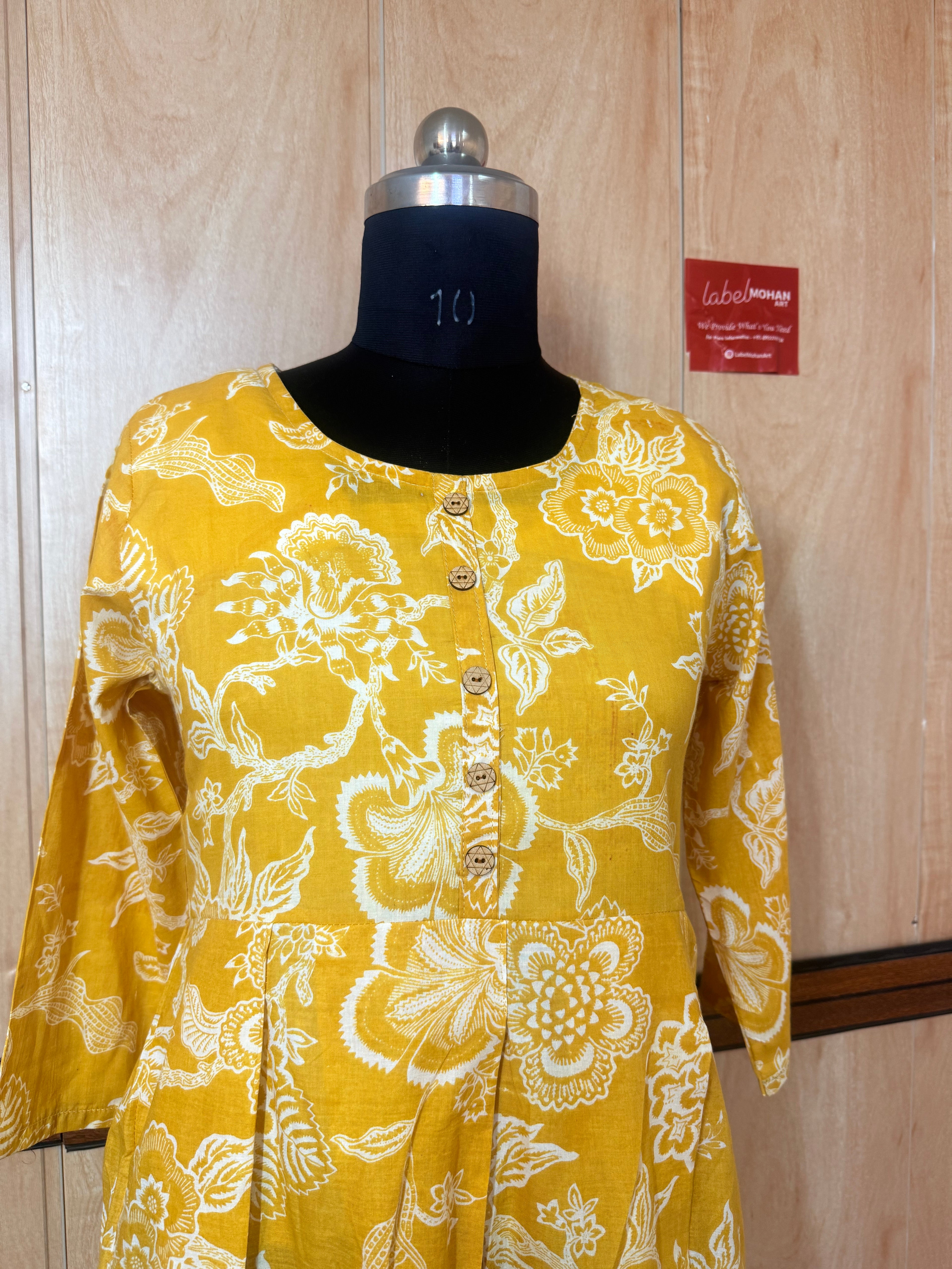 Lemon long lenght anarkali