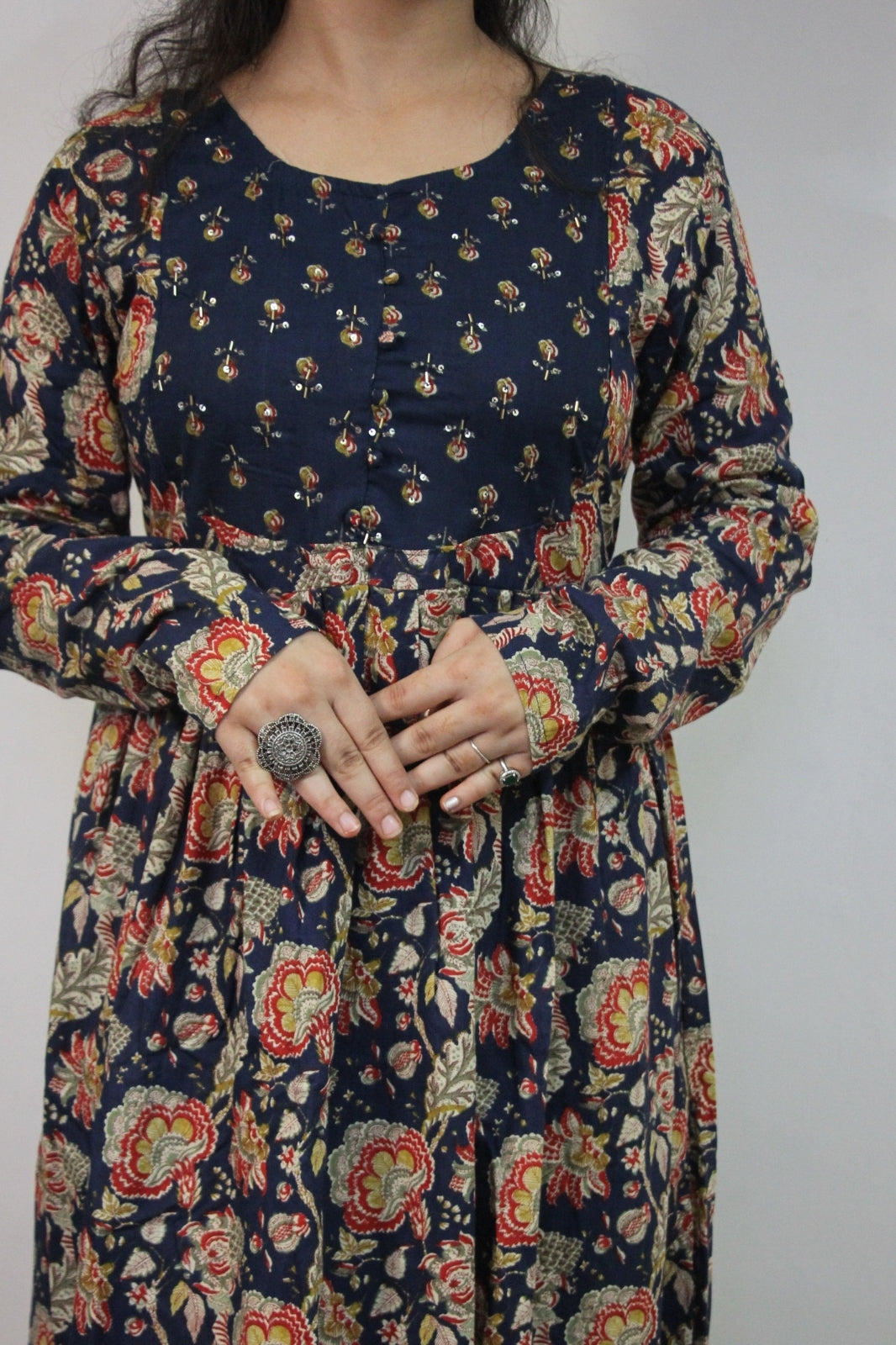 Bagru Print Suit Set with Cotton Dupatta