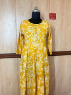 Lemon long lenght anarkali
