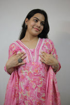 Pink Straight Suit Set