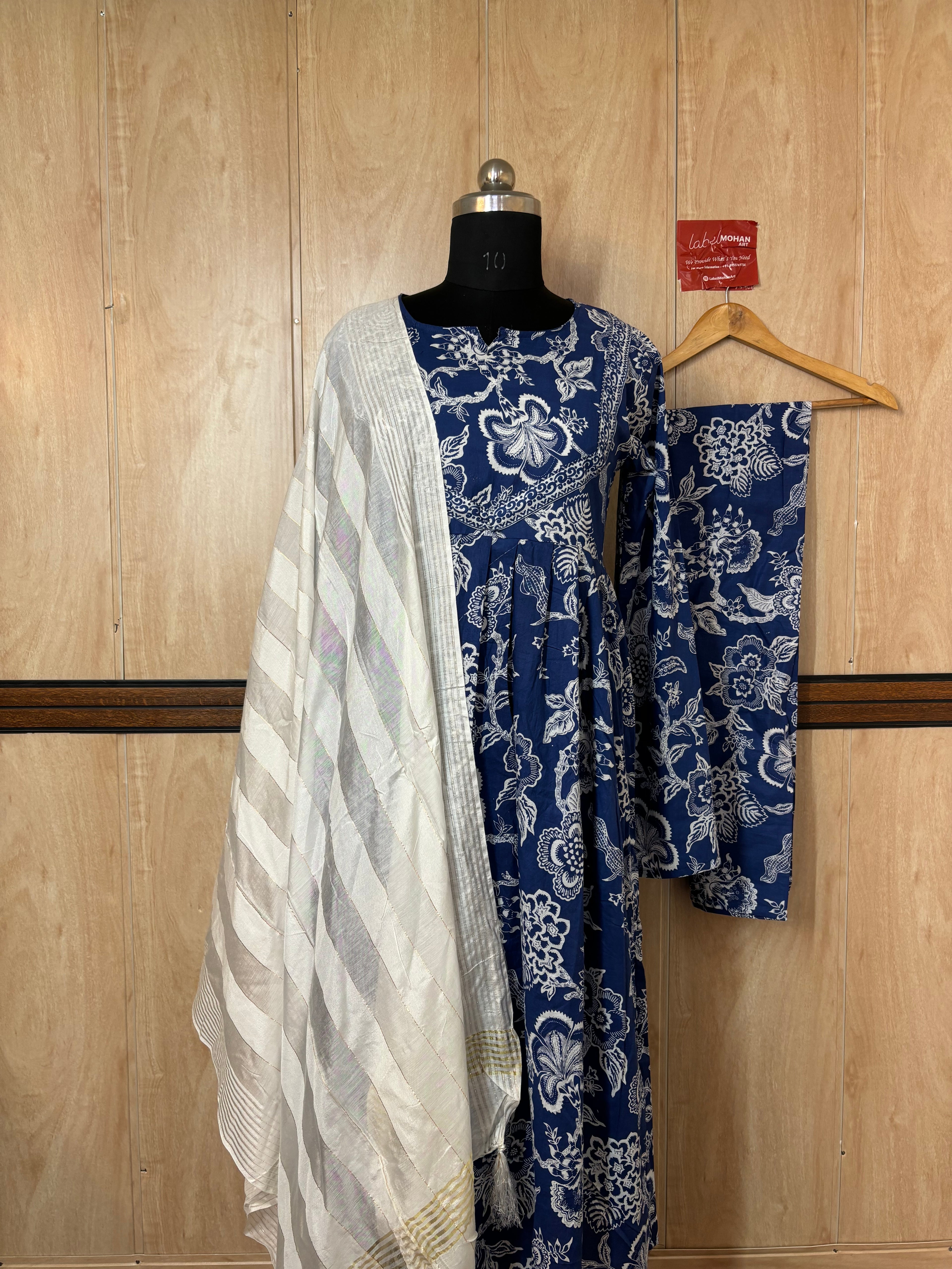 Indigo suit set