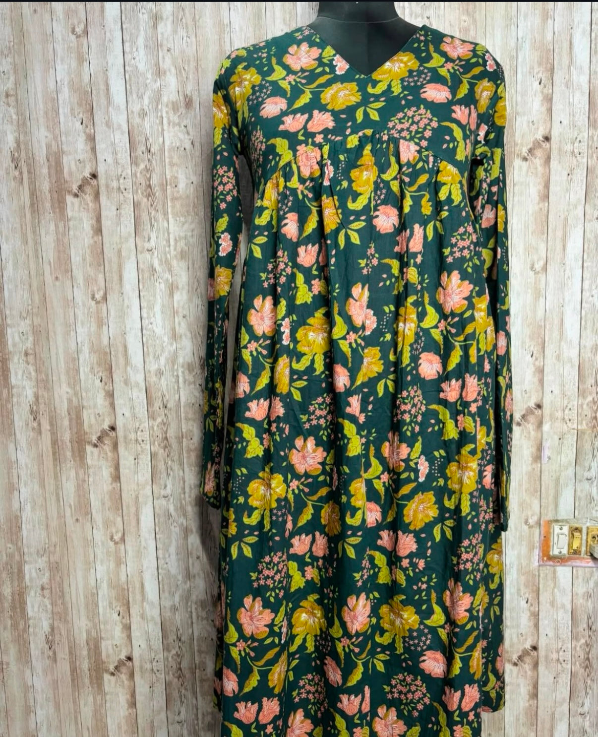 Green alia cut anarkali