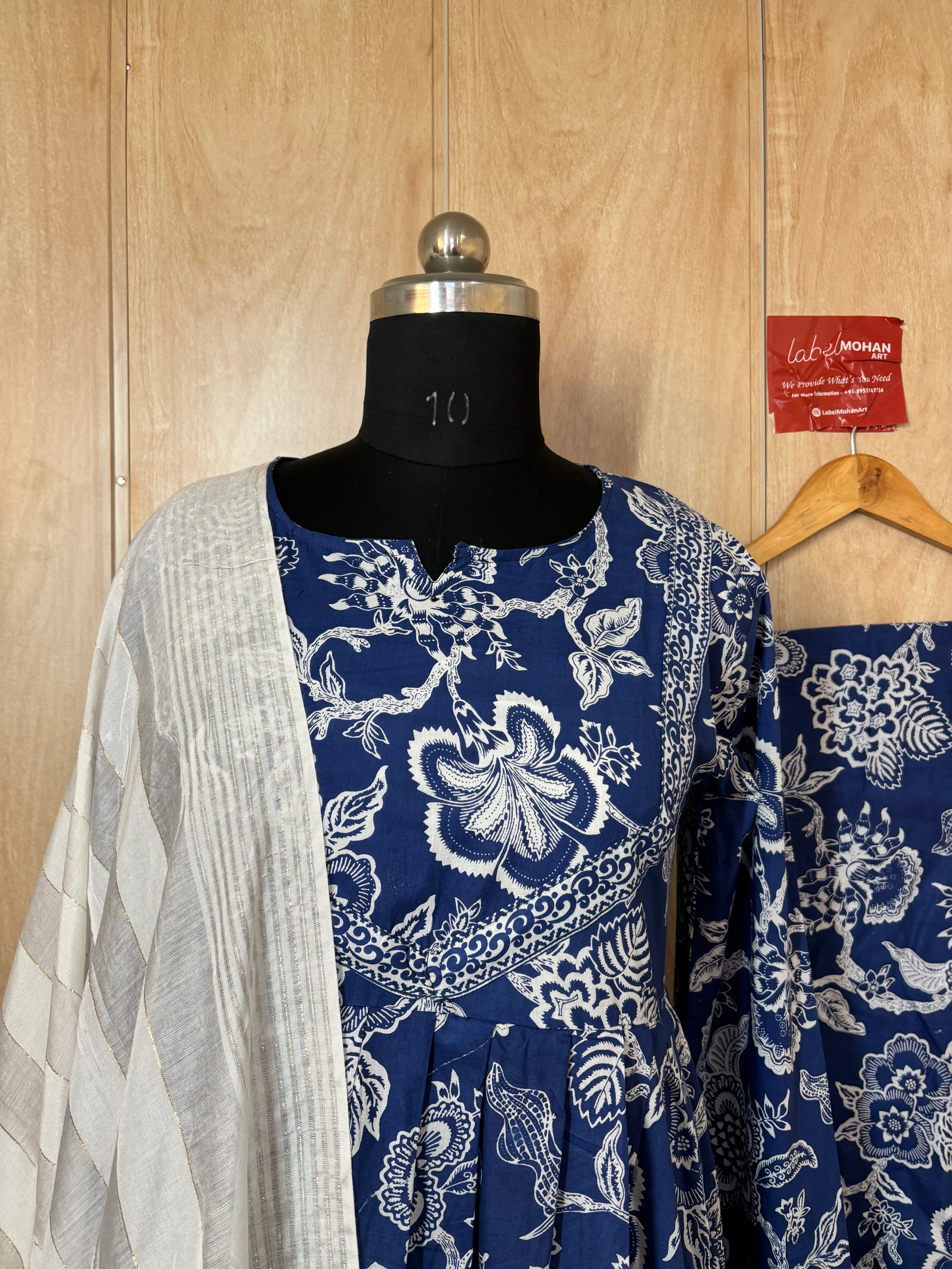 Indigo suit set