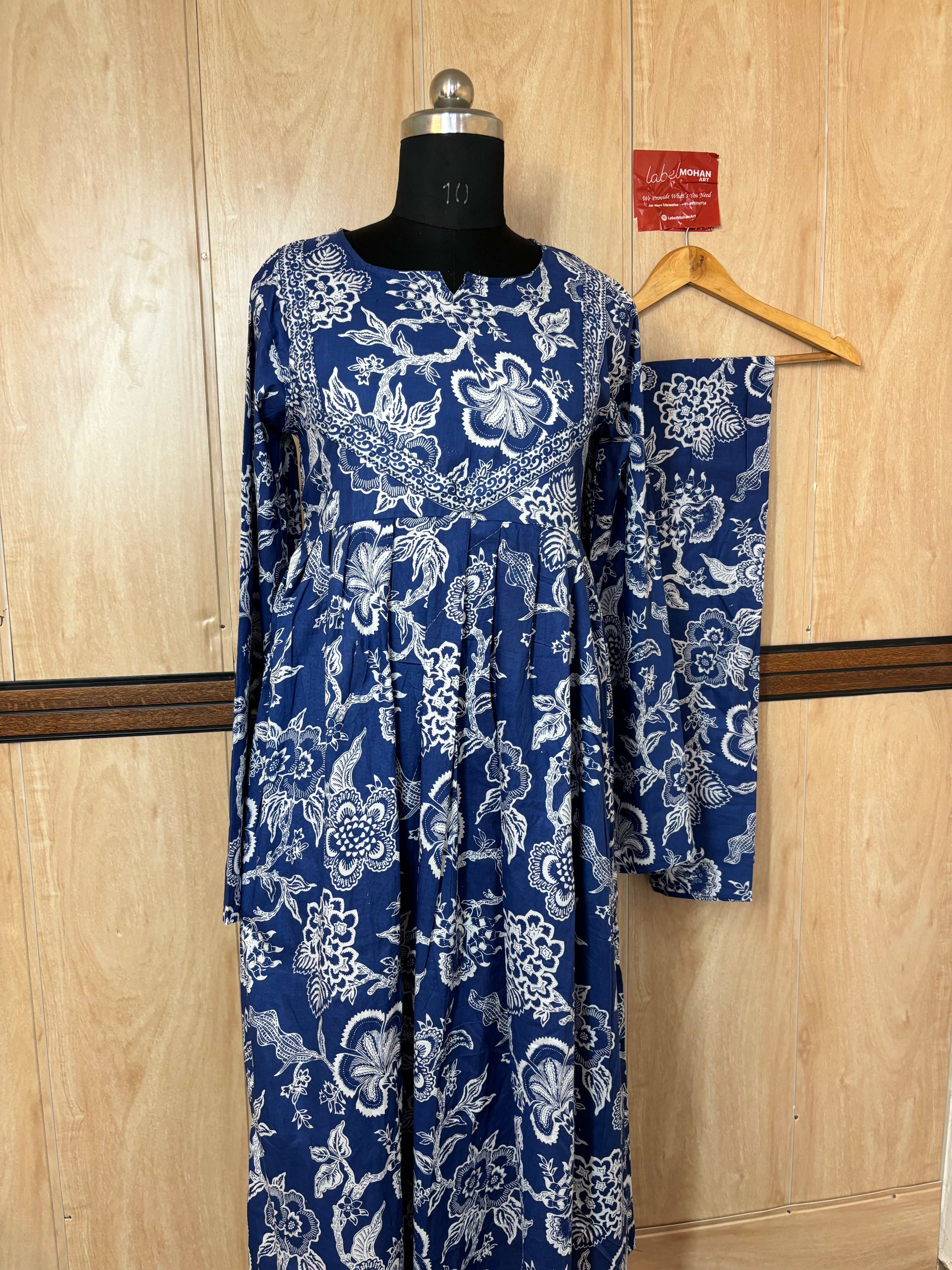 Indigo suit set